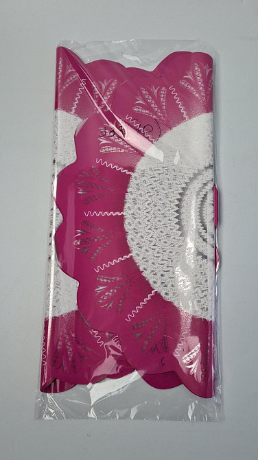 Серветка для квітів діаметром 50 см з рис, 100 шт No 333(10) (100 шт.) Харків - фото 2