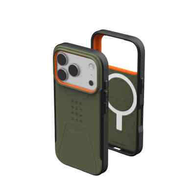 Чохол до мобільного телефона UAG iPhone 17 Pro Civilian MagSafe Olive/Orange (114545117297) Вінниця