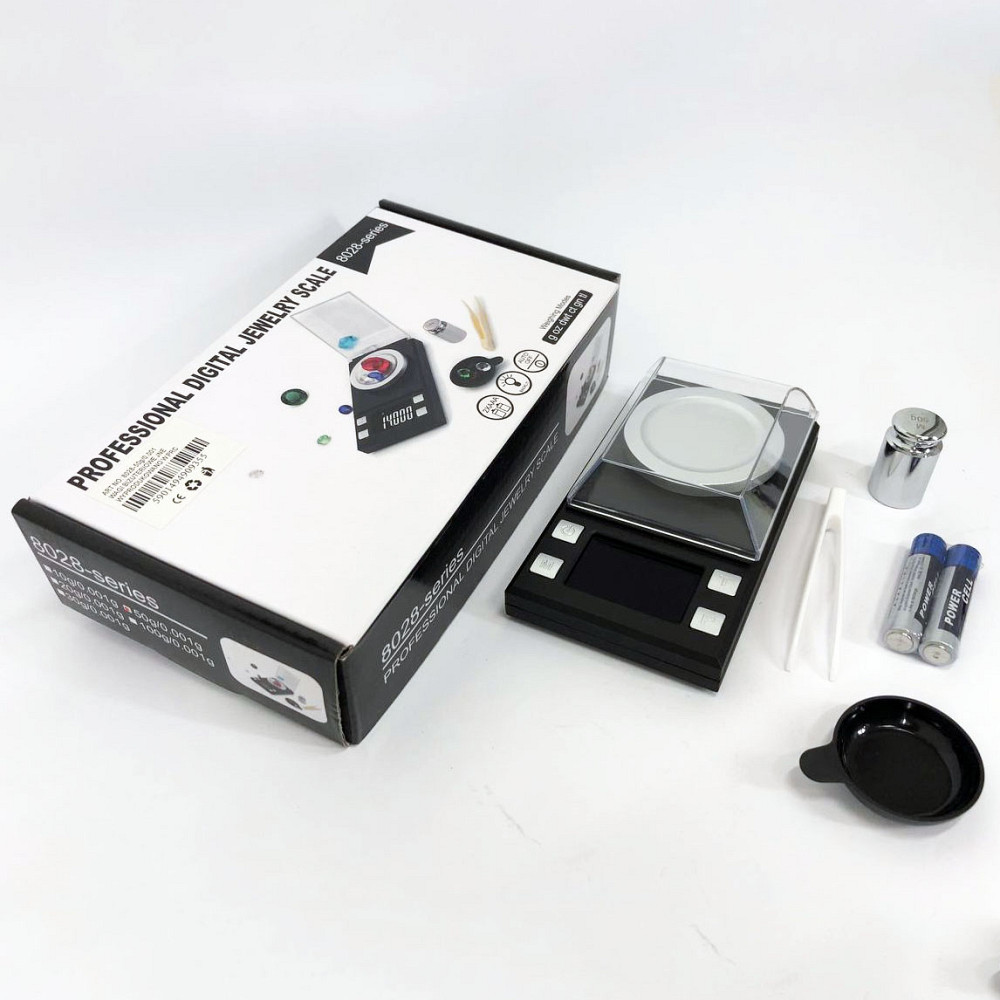 Електронні ваги для золота 8028, Ваги для вимірювання ваги коштовностей Електронні грамові JW-40 Львів - фото 7