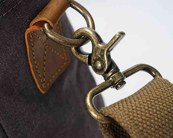 Сумка текстильная Vintage 20062 Серая Киев