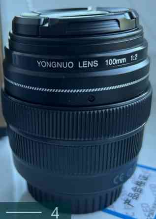 Объектив: YONGNUO YN100MM 100mm. F/2.0 для Canon.Новий!! Киев