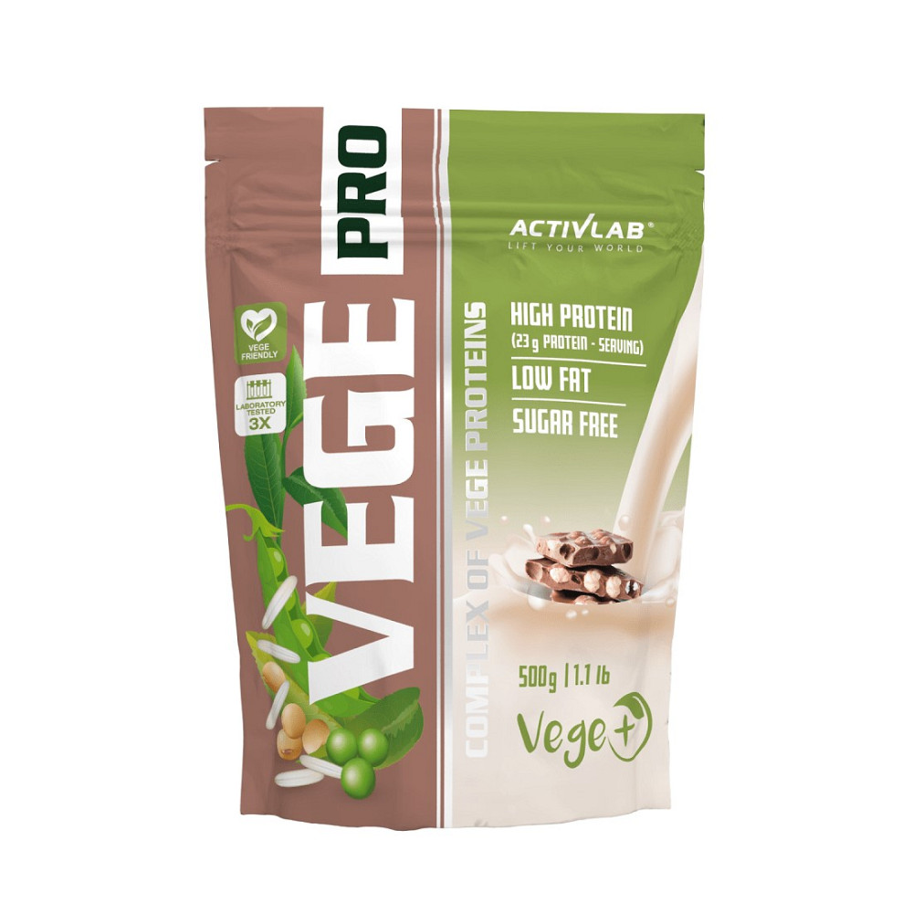 Протеїн Activlab Vege Pro 500 g (Walnut with Rum) Луцьк - фото 1