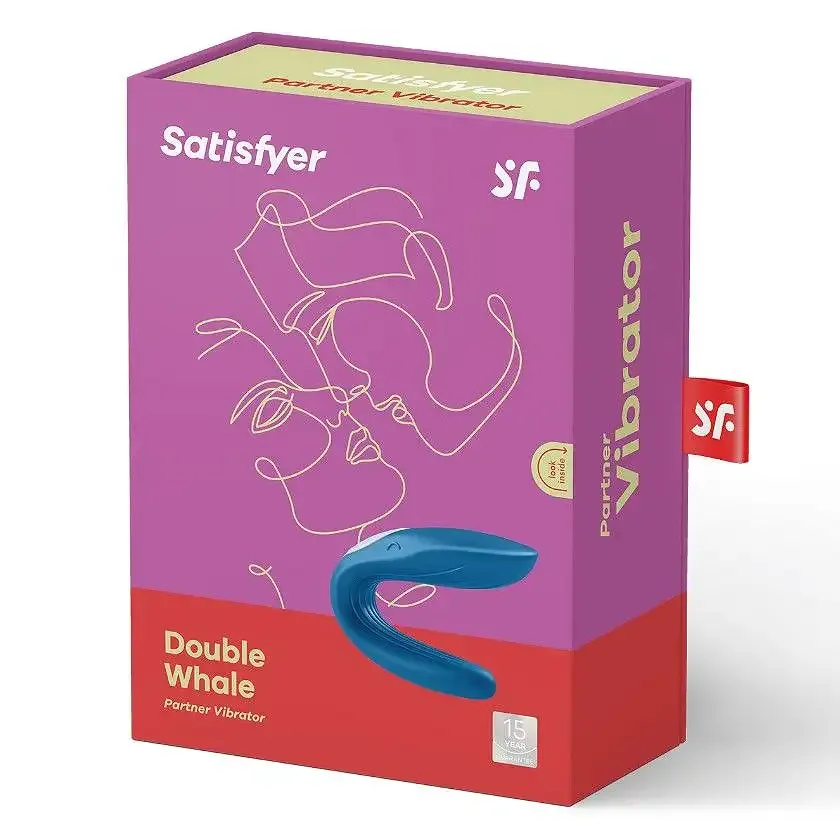 Вібратор для пар Satisfyer Double Whale з двома моторчиками Львів - фото 2