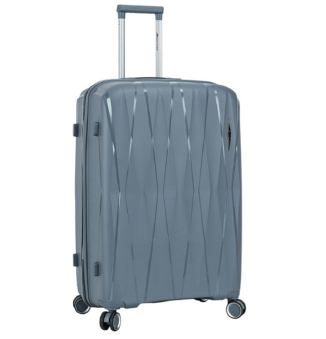 Валіза поліпропіленова MADISSON 51103 велика 77 см сіро-синя Київ - фото 12