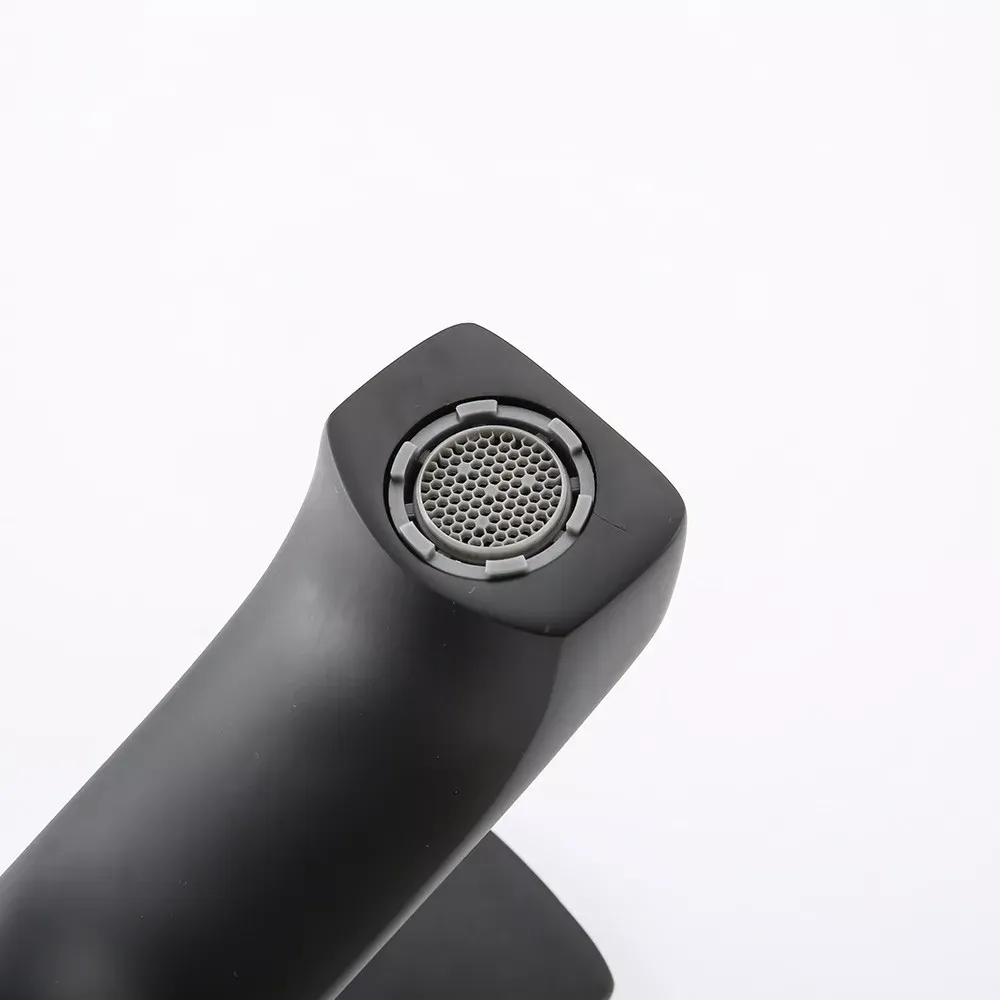 Смеситель для умывальника Frap F1071-6 черный Киев - изображение 3