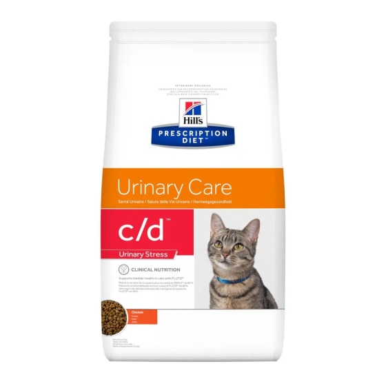 Hills PD Feline c/d Urinary Stress Chicken (Хиллс ПД Филайн ц/д Уринаре Стрес) для котов при цистите (ИЦК) Запорожье