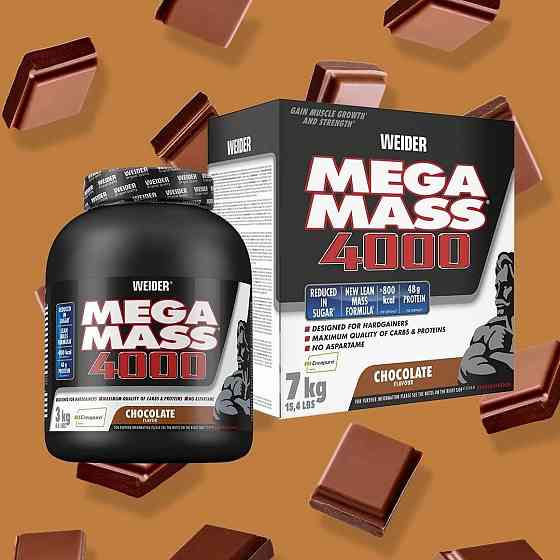 Гейнер Weider Mega Mass 4000 3,0 kg (Chocolate) Луцк