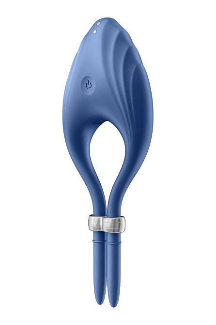 Эрекционное виброкольцо лассо Satisfyer Duelist Blue, 10 режимов, мощный мотор Sex Aura Киев - изображение 4