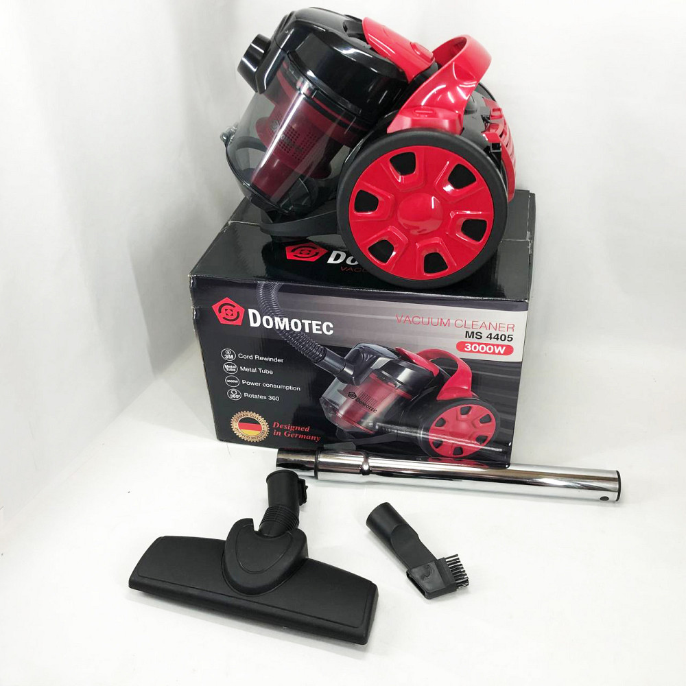 Потужний колбовий пилосос з контейнером Domotec, Потужний пилосос для прибирання будинку IB-46 Львів - фото 6