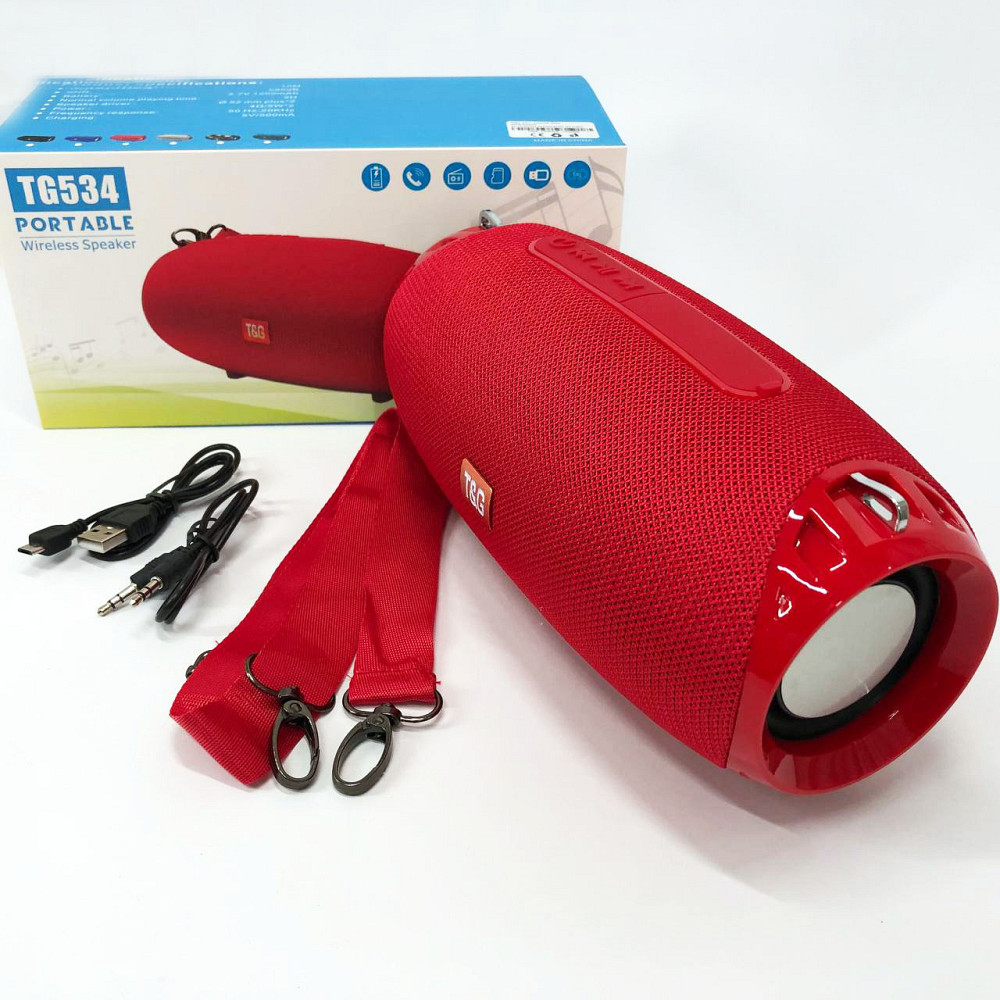 Бездротова bluetooth колонка TG534, Переносна колонка для вечірки, Блютуз акустика з радіо GM-96 Львів - фото 4
