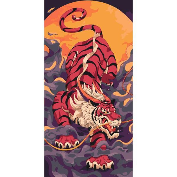 Картина по номерам ArtCraft Тигр, подкрадывающийся 40х80 см (11593-AC) Харьков - изображение 6