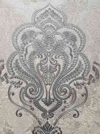 Шпалери вініл на флізеліні гарячого тиснення DU&KA King1.06х10 під штукатурку глянсові текстурні світло-беж Київ