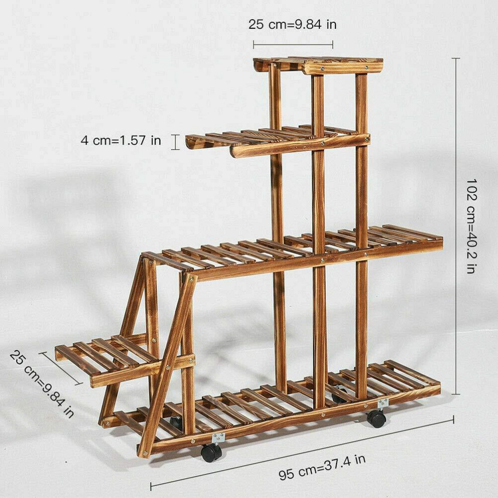 Підставка для квітів "Малако" на коліщатках капучино Миколаїв - фото 5