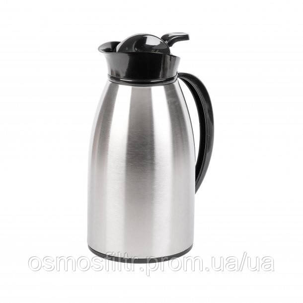 Термос Axentia 1 л нерж ручка и носик чоний пластик скляна колба (116712) Київ - фото 7