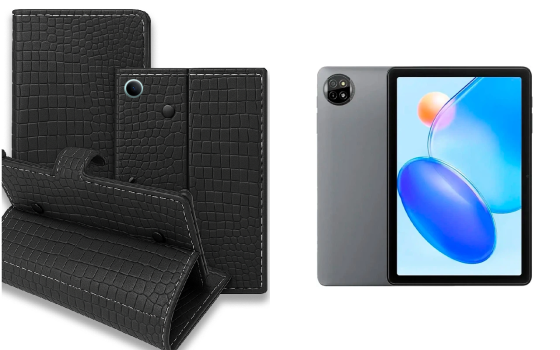 Книжка-трансформер для планшета Blackview Tab 60, Tab 60 Pro, колір Black Krokodil Black Київ