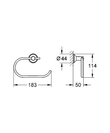 Держатель для туалетной бумаги Grohe Essentials Authentic (40657001) Черновцы - изображение 2