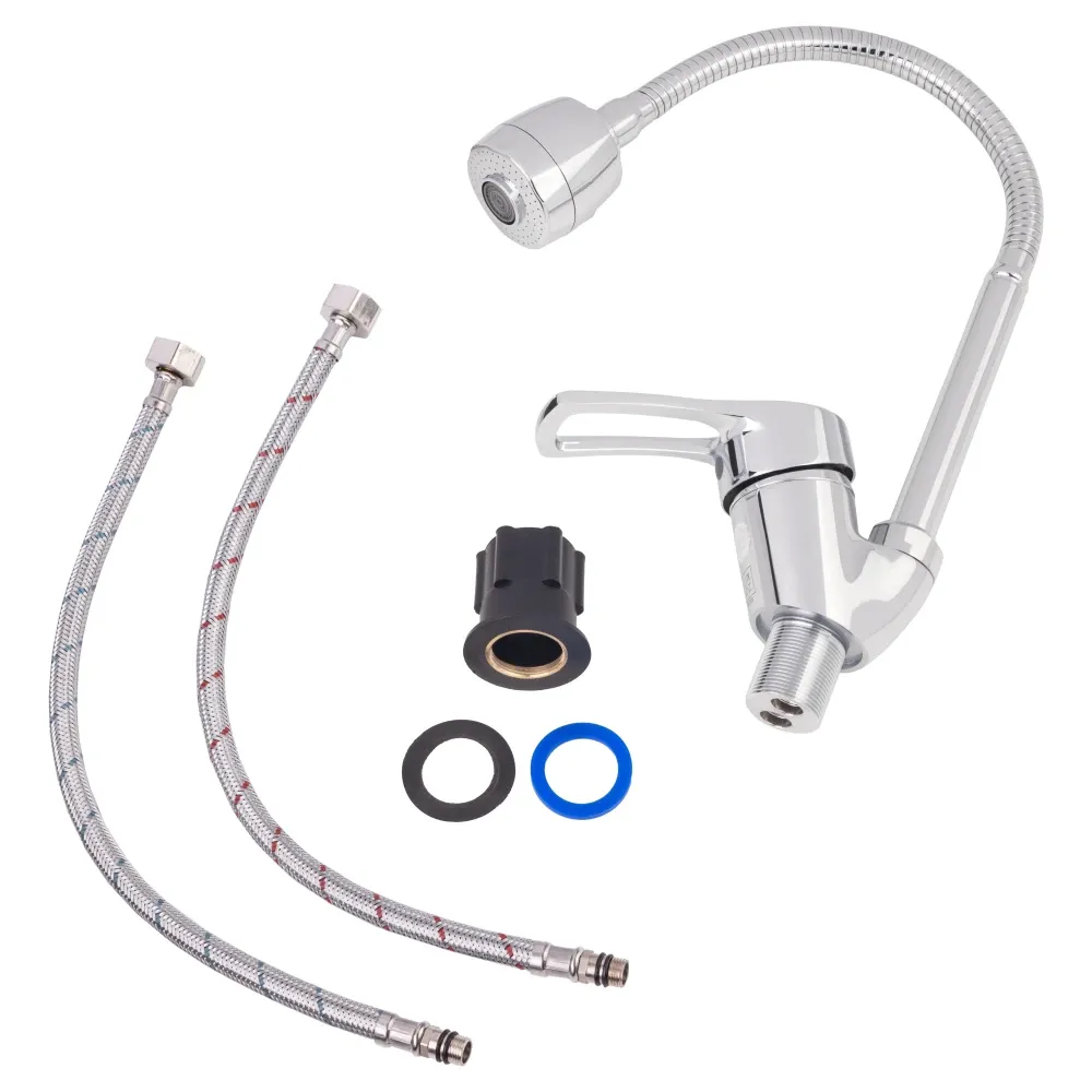Смеситель для кухни Lidz Agata 008F4 с гибким изливом (k40) LDAGA008F4CRM35126 Chrome Киев - изображение 17