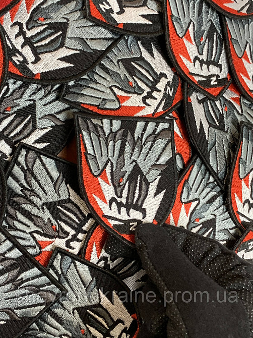 Шеврон Яструб (Форма щит. На липучці) Розмір 8x7см Київ - фото 5