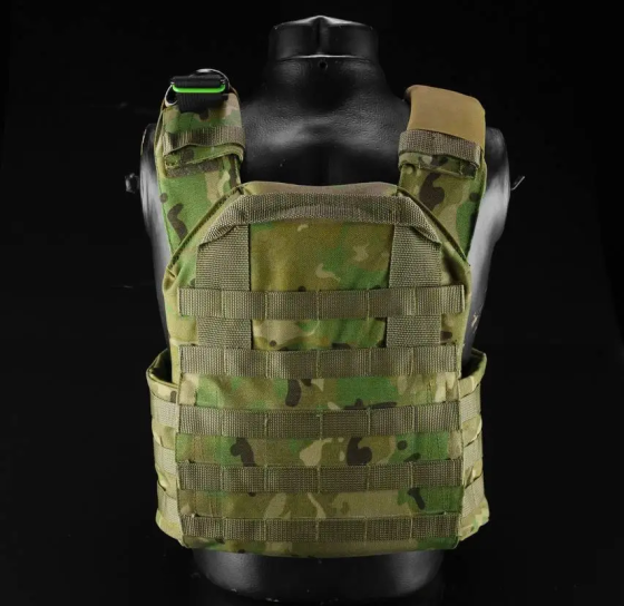 Тактическая плитоноска жилет с быстрым сбросом Cordura 1000D с IRR обработкой (без плит) Мультикам Винница