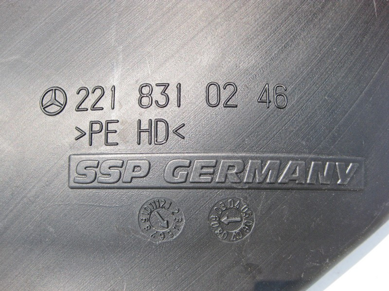 Mercedes-Benz  A2218310246 Повітряний канал вентиляції під переднім правим сидінням S-Class W221 CL C216 Одеса - фото 3