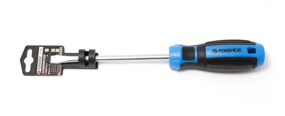 Викрутка Slotted магнітна (150мм) SL8 , на пластиковому тримачі Одеса - фото 1