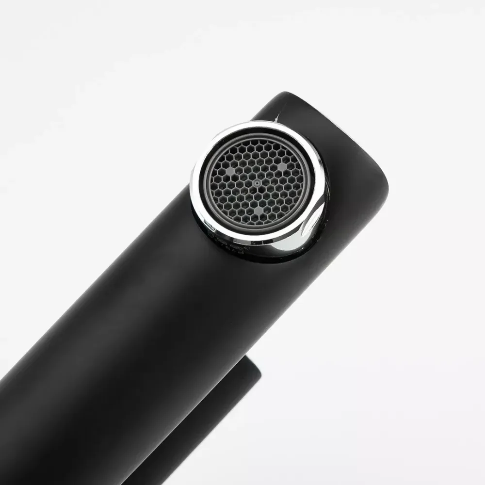 Змішувач для умивальника GAPPO G1003-6, чорний/хром Київ - фото 4