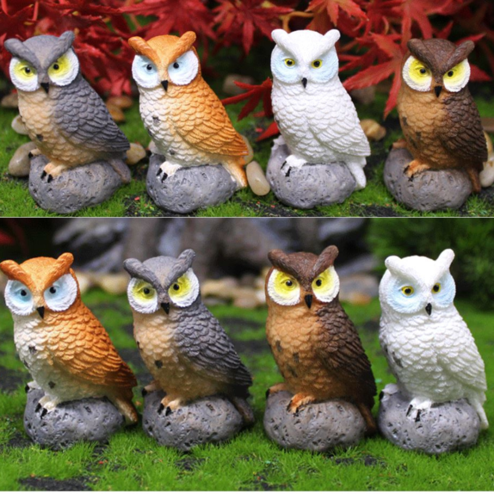 Декоративная фигурка Совы 5.5 х 3.3 см для мини-сада, флорариума, микроландшафта, микропейзажа Одесса - изображение 3
