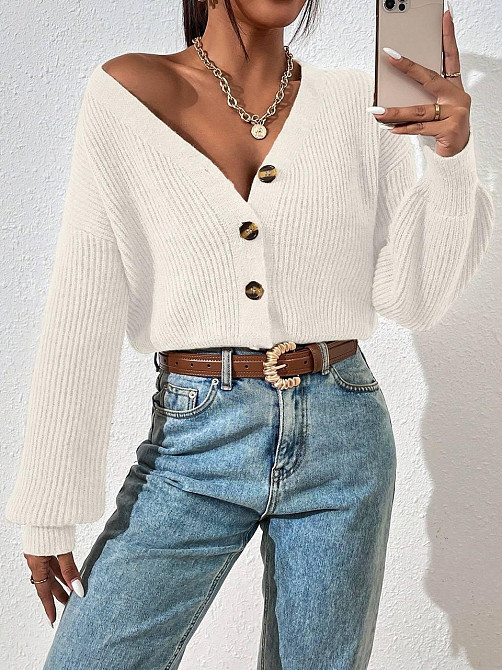 Женский стильный кардиган акрил/шерсть Одесса - изображение 1