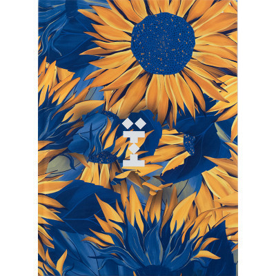 Книга записная Axent UA Ї А5 клетка твердая обложка 96 листов (8455-3-A) Винница - изображение 1