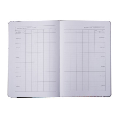 Щоденник шкільний ZiBi В5 48 аркушів тверда обкладинка зі штучної шкіри з поролоном Silver (ZB.13214-24) Вінниця - фото 8