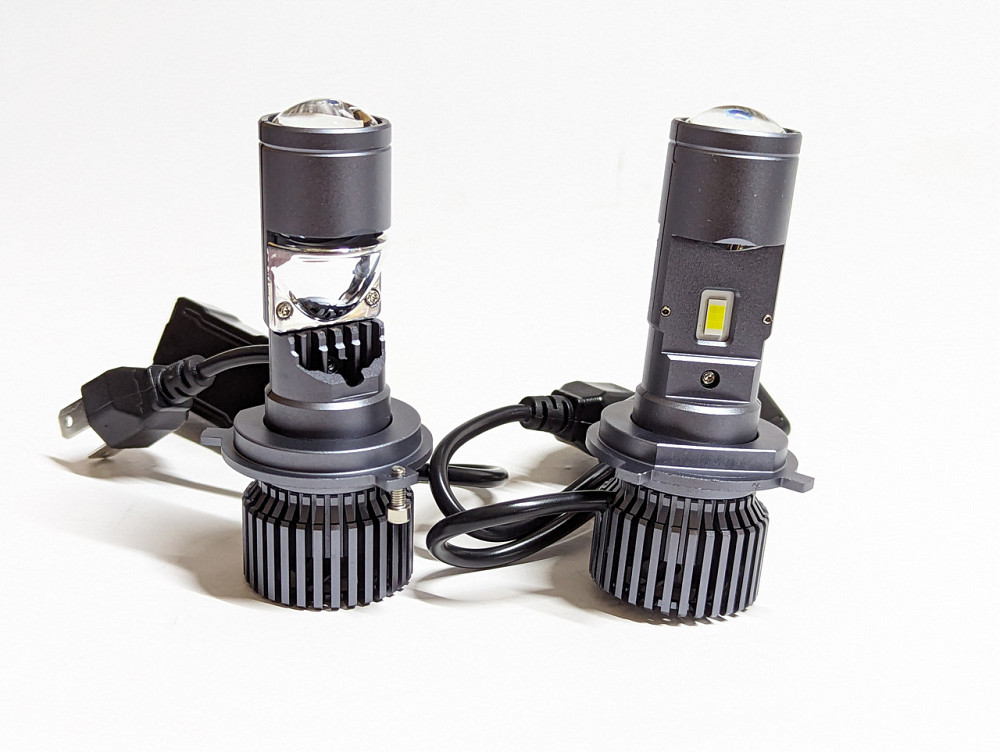 Міні лінза Н4 з лінзою, H4 H/L вольтаж 9-32V(12-24V), ближній50W/дальний50W (100 ват дві лампи) Харків - фото 2