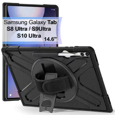 Чохол до планшета BeCover Heavy Duty Samsung Galaxy Tab S8 Ultra/S9 Ultra/S10 Ultra (X900/X906/X910/X916/X920/X926) 14.6&quot; (713664) Вінниця - фото 1
