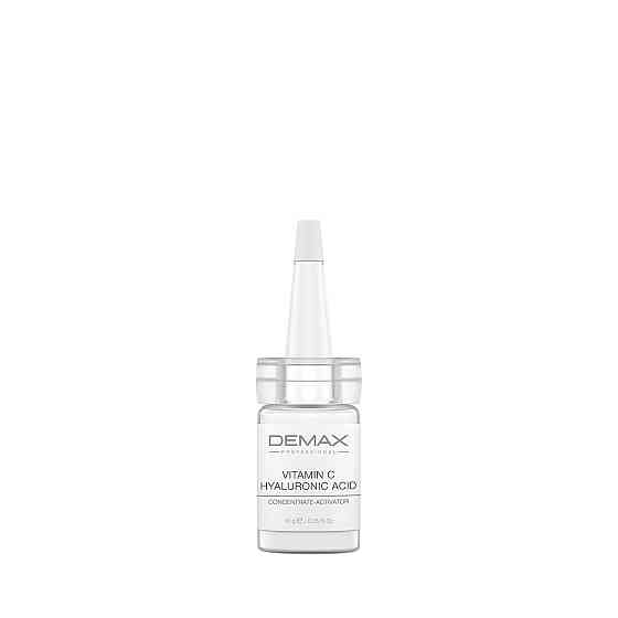 Активна сироватка Вітамін С + гіалуронова кислота Concentrate-Activator Vitamin C + Hyaluronic acid  10 гр Demax Дніпро