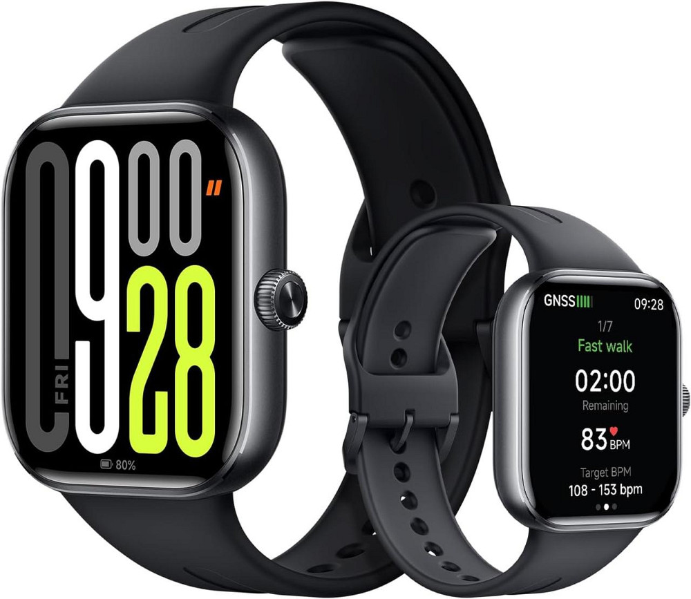 Смарт-годинник Xiaomi Redmi Watch 5 Чорний 2.07" AMOLED GPS (5 GNSS) 150+ режимів 24 дні 5ATM пульс SpO2 моніторинг сну і здоров'я Київ - фото 1