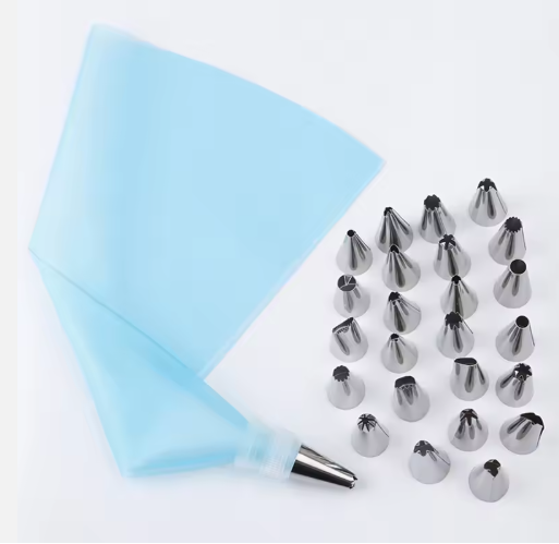 Набор насадок для украшения тортов 24 шт с мешком Киев - изображение 2