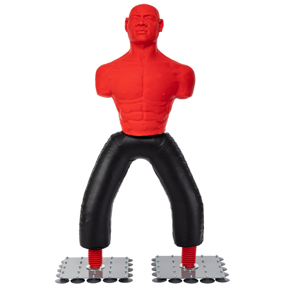 Манекен підлоговий для відпрацювання ударів CIMA BO-7440 червоний-чорний Київ - фото 1