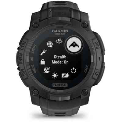 Смарт-часы Garmin Instinct 3, Tactical, Solar, 45mm, Black, GPS смарт-годинник (010-02934-50) Винница