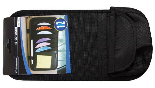 Тримач на 12 CD-дисків на козирок 1544 з кишенею Вінниця - фото 1