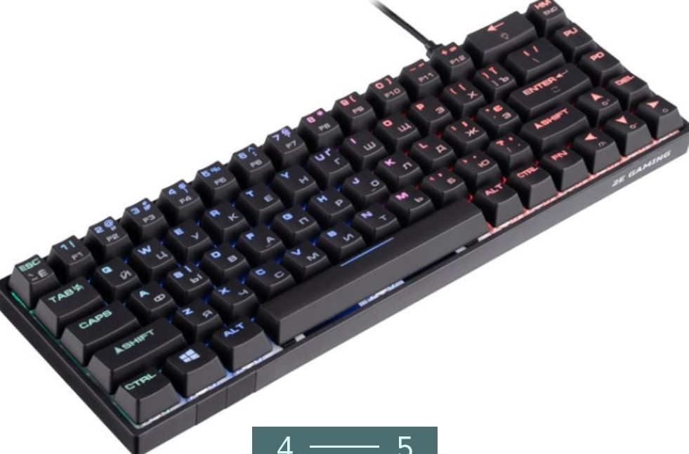 Клавиатура : 2E GAMING KG370. Киев - изображение 1