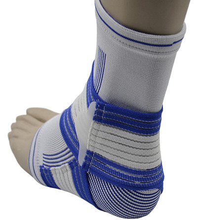 Бандажі на гомілкостоп Power System PS-6009 Ankle Support Pro Blue/White (1шт.) S/M Кам'янське - фото 8