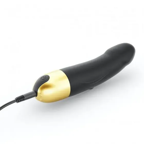 Вібратор Dorcel Real Vibration S Gold 2.0, діаметр 3,7см, перезаряджається, для точки G Львів