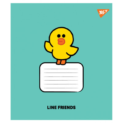Зошит Yes Line Friends Stylish А5 12 аркушів коса лінія (767647) Вінниця - фото 6