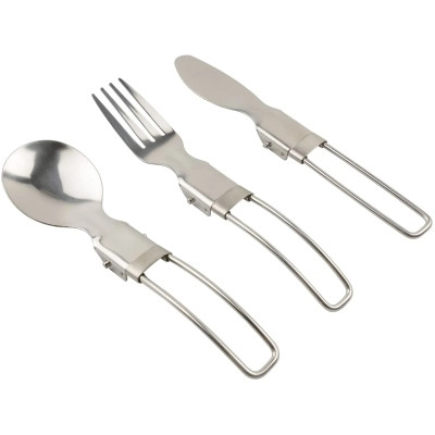 Набір туристичного посуду Tribe Compact Set сталевий (T-FC-0021-metal) Вінниця - фото 1