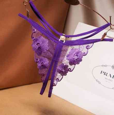 Стрінги з розрізом універсальний фіолетовий Київ