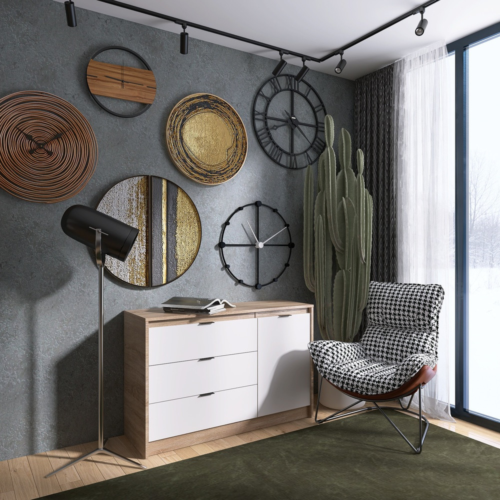 Комод с дверью и 3-мя ящиками Эверест Сити-1150 115,2х38х74,6 Дуб сонома/Белый (DTM-071100) Львов - изображение 2