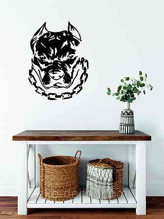 Декоративное настенное Панно «Питбуль», Декор на стену Киев