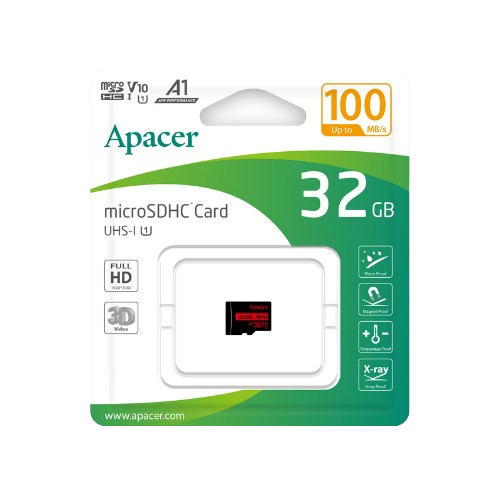 Карта пам'яті microSDHC 32Гб Class 10 (UHS-1) 100Мб/с Apacer Житомир - фото 2
