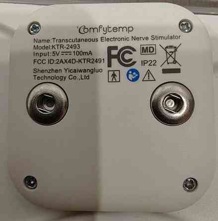 Беспроводной TENS массажер Comfytemp KTR-2493 для обезболивания. Харьков