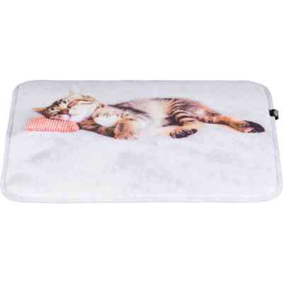 Матрас для животных Trixie Nani 40х30 см серый с кошкой (4057589371263) Винница