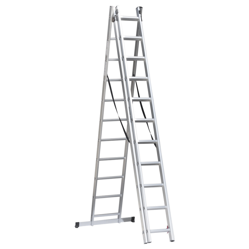 Лестница раскладывающаяся универсальная 3×11 ступеней 7.33м SIGMA (5032364) Киев - изображение 8